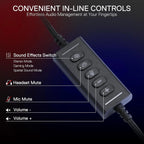 Redragon H730 USB Wired Gaming Headset – 53mm Drivers, 360° Spatial Sound, Detachable Noise-Canceling Mic