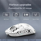 ATTACK SHARK X3 Lightweight Wireless Gaming Mouse – PAW3395 Sensor, 26,000 DPI, Tri-Mode (2.4G/Wired/Bluetooth), Macro Support, Win/Xbox/PS/Mac