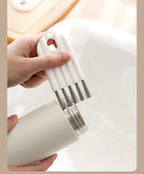 Keyboard Cup Lid Cleaning Brush Kit with Soft Brush and Multi-Function Tools Cleaner Keycap