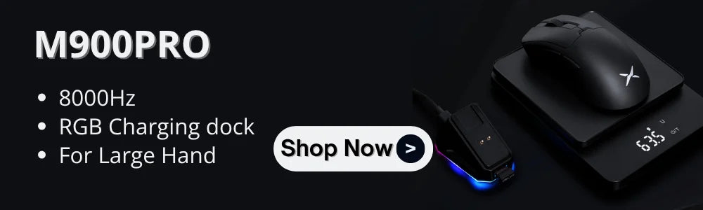 Delux M800 Mini Wireless Gaming Mouse – 46g Ultralight, 2.4G Wireless, RGB, Honeycomb Design, PAW3395/PAW3311, 1KHz Polling, for Small–Medium Hands