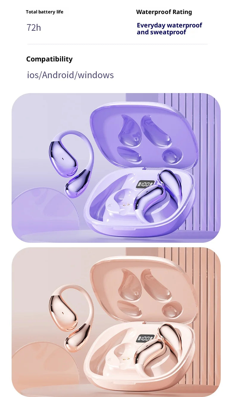 Original Sony X32 Wireless Bluetooth Headphones | Hi-Fi Sports Music Ear-Hook Style Headset with Microphone