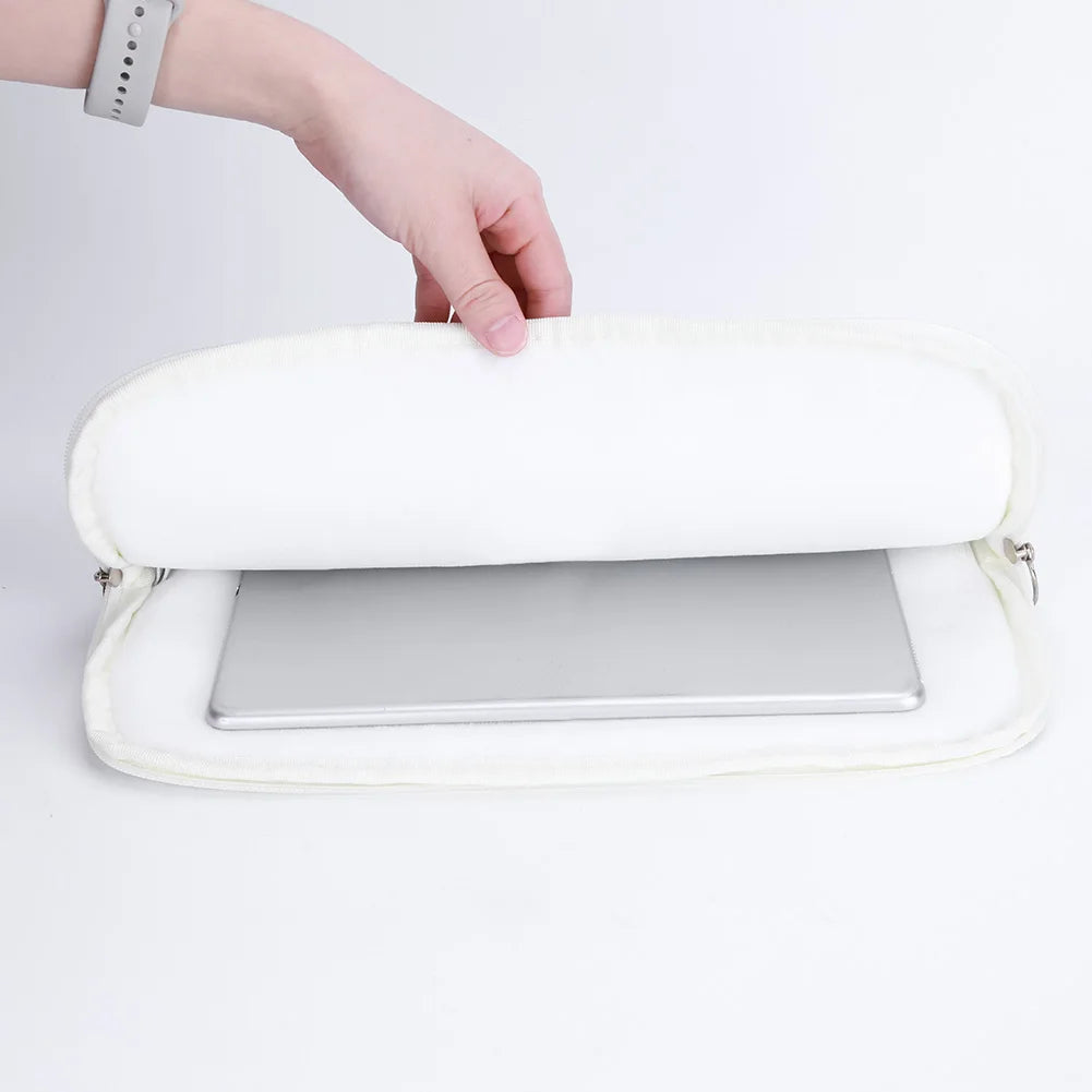 11-15 Inch Quilted Laptop Sleeve - Coquette Floral Laptop Carrying Case for Office