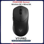 Rapoo VT1 PRO / VT1 PRO MAX Wireless Gaming Mouse – 8KHz Polling Rate, 26,000 DPI, Optical Sensor, for Small & Medium Hands