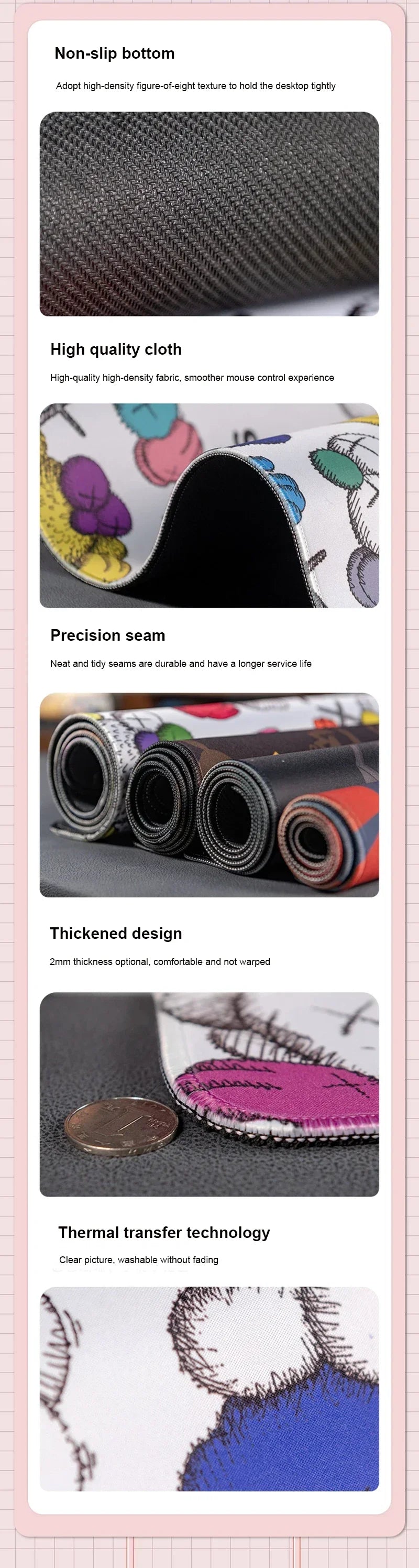 Assassins Creed Gaming Mouse Pad XXL Large Mousepad for PC Gamer Desktop Decoration Office Mouse Mat Laptop Deskmat Keyboard Rug