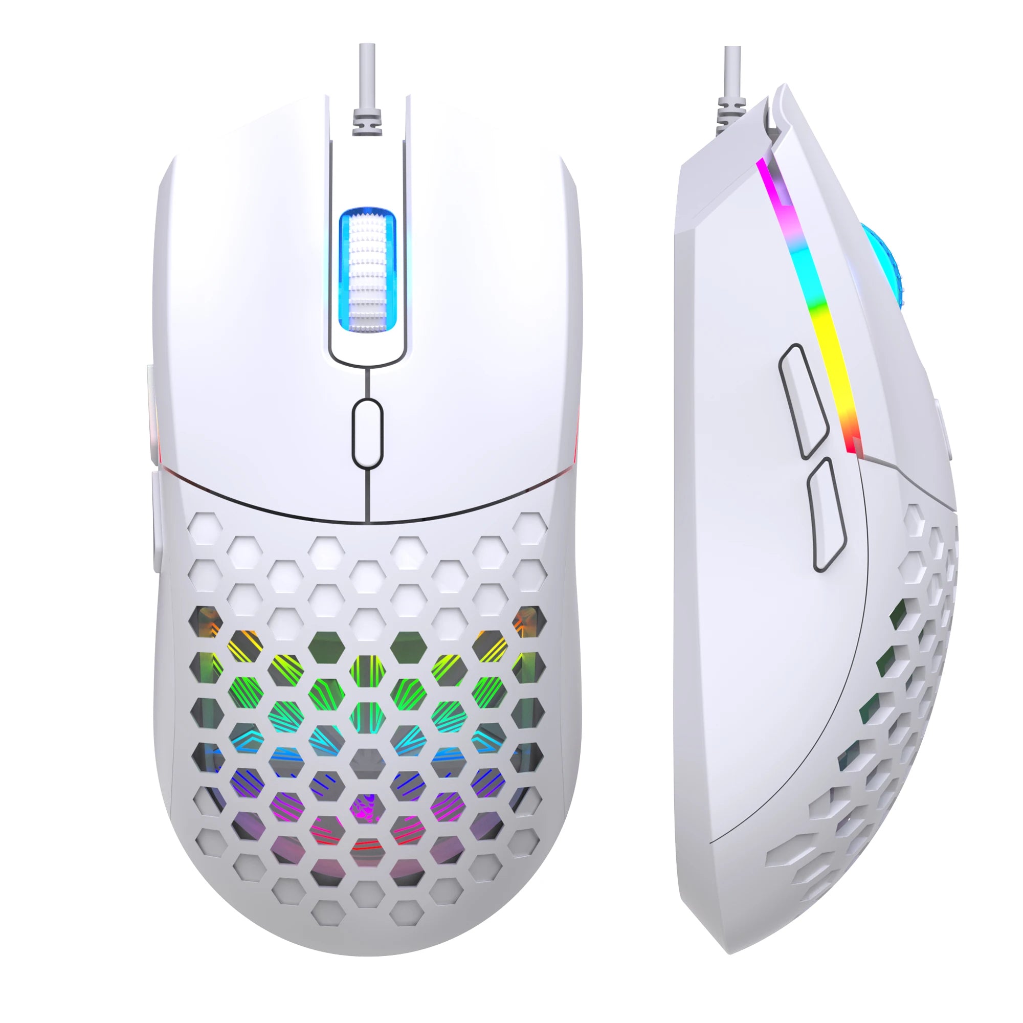 HXSJ S500 Optical Gaming Mouse – Lightweight Ergonomic Design, Wired USB, Plug & Play, for Laptop & Desktop PC