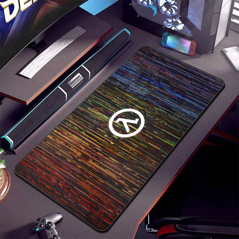 Half Life Large Mouse Pad Gamer Gaming Mousepad PC XL Office Computer Mouse Mat Silicone Keyboard Mats Desk Pads Laptop Mausepad