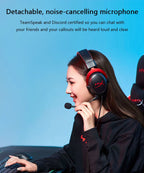 HyperX Cloud II Wired Gaming Headset – Hi-Fi 7.1 Surround Sound, Detachable Mic, USB Sound Card