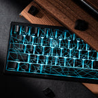 XVX M67 JadeStone Mechanical Keyboard – 65% Layout, IMD-Tech Keycaps, Hot-Swappable, Gasket Mount, Tri-Mode Wireless, Custom RGB