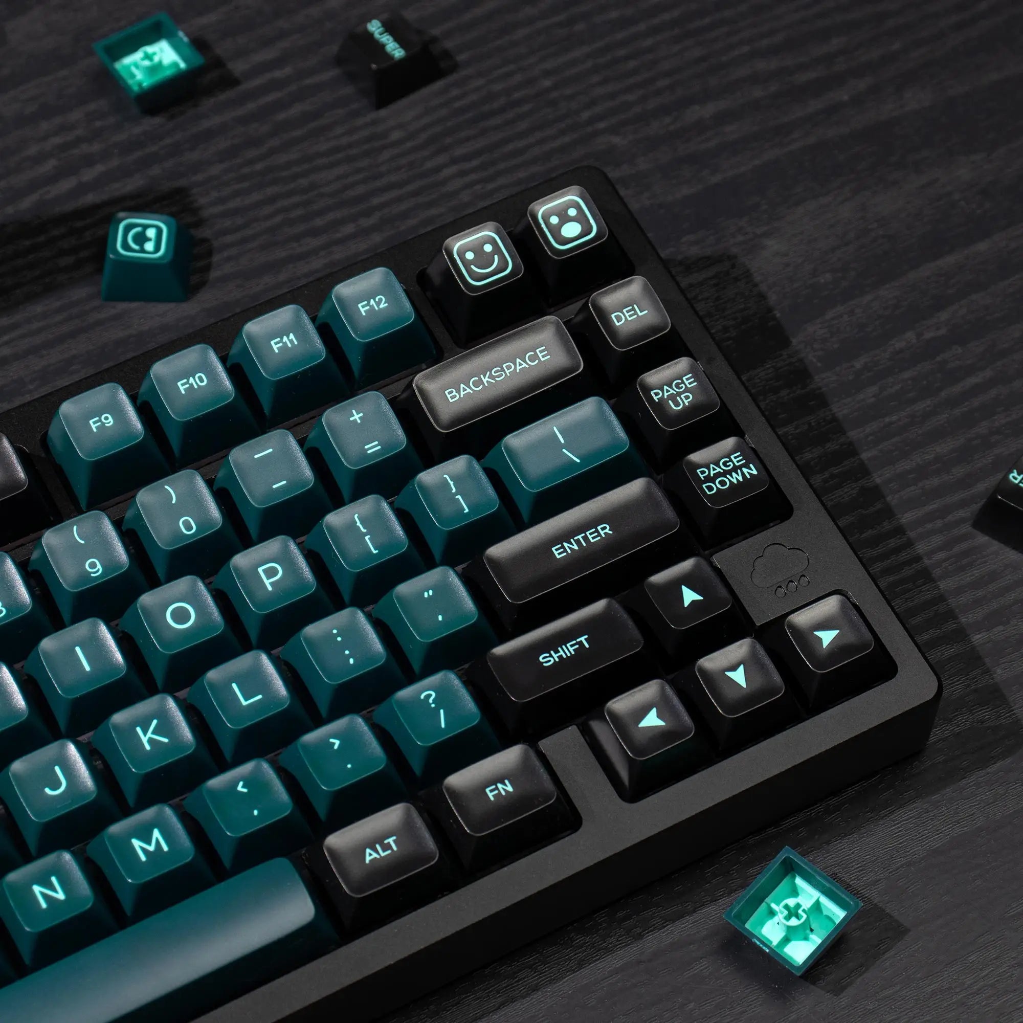 GMK Monster Keycaps – 161 Keys, SA Profile, Double-Shot ABS Keycaps for MX Switches, Mechanical Keyboard Game ISO Keys