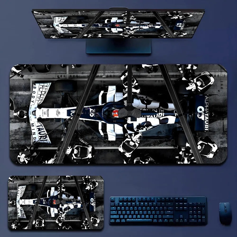 Hot Sell Racing Car F1 Mousepad Large Non-slip Lockedge Office Gaming Accessories Desk Mat XXL Game Keyboard Mouse Pad 900X400