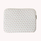 11-15 Inch Quilted Laptop Sleeve - Coquette Floral Laptop Carrying Case for Office