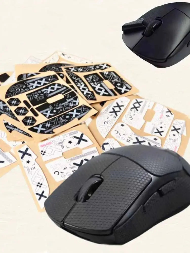JCD Mouse Grip Tape Skate Sticker Non Slip Lizard Skin Suck Sweat For Razer Viper Ultimate DeathAdder V2 PRO Mini Wireless Mouse