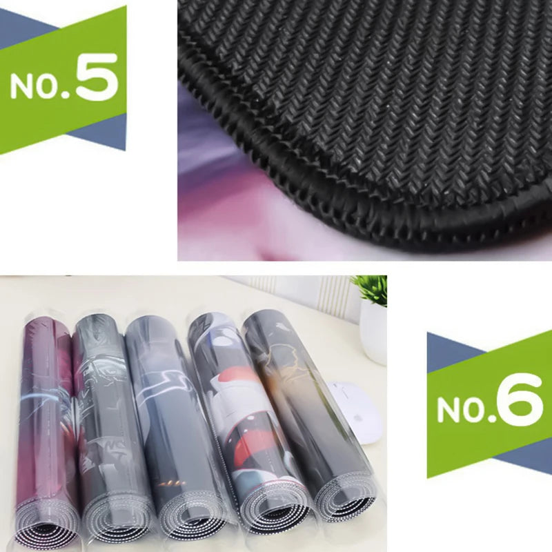 Genshin Impact Arlecchino Mouse Pad Anime Cartoon Girl Keyboard Rug PC Gaming Accessories Mousepad Laptop Speed Desk Mat Carpet