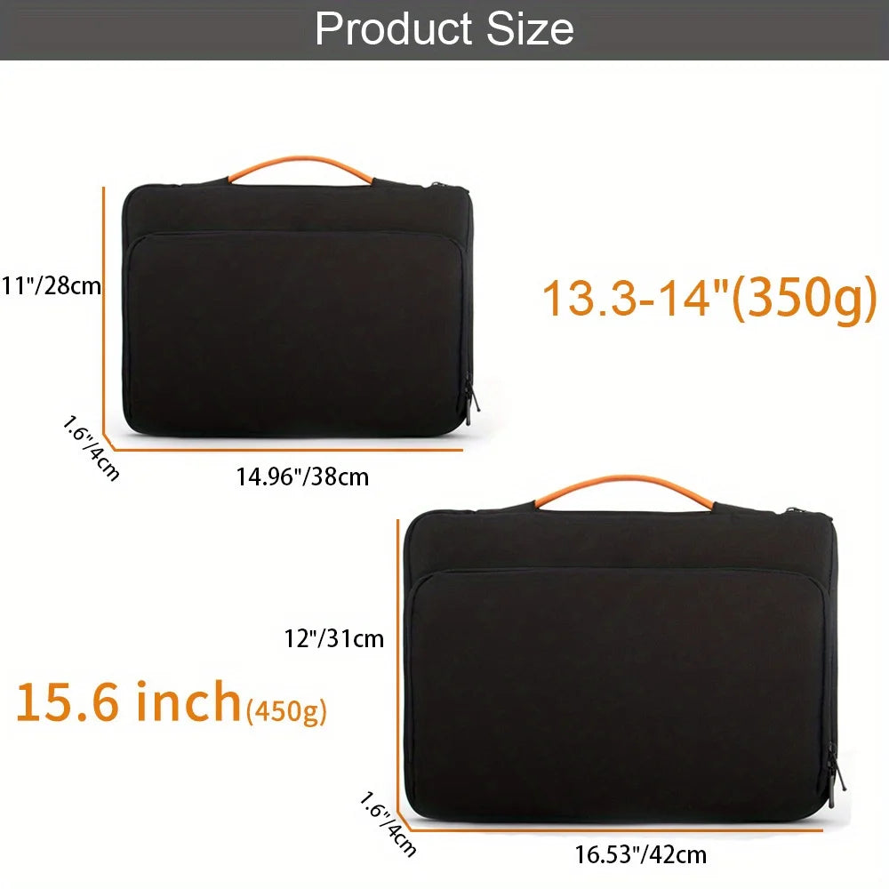 14-15.6 Inch Laptop Bag for MacBook Air 15 (2023) / M2 Pro / M1 - 360° Protective Computer Handbag