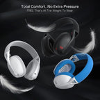 Redragon H848 Wireless Bluetooth Gaming Headset – Lightweight, 7.1 Surround Sound, 40mm Drivers, Detachable Mic