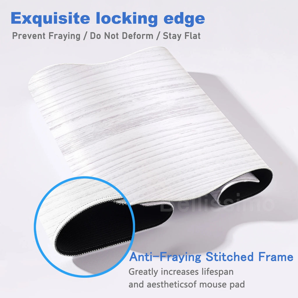 Wood Grain Textures Mouse Pad HD Large Gamer Computer Desk Mats Mousepad Mouse Mat Carpet Laptop Anti-slip Minimalism Table Mat