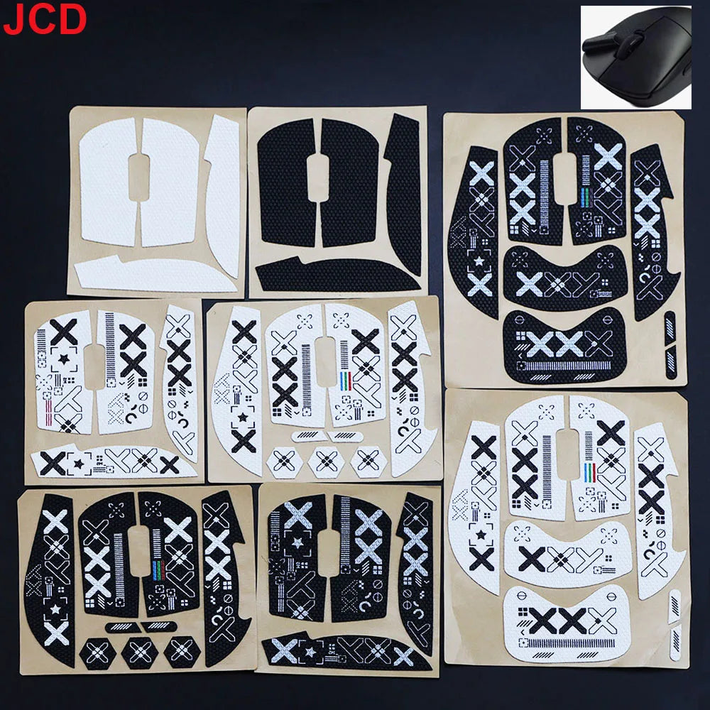 JCD Mouse Grip Tape Skate Sticker Non Slip Lizard Skin Suck Sweat For Razer Viper Ultimate DeathAdder V2 PRO Mini Wireless Mouse