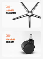 Gaming Chair - Ergonomic Computer Chair with Backrest, Portable Folding Design for Home Office