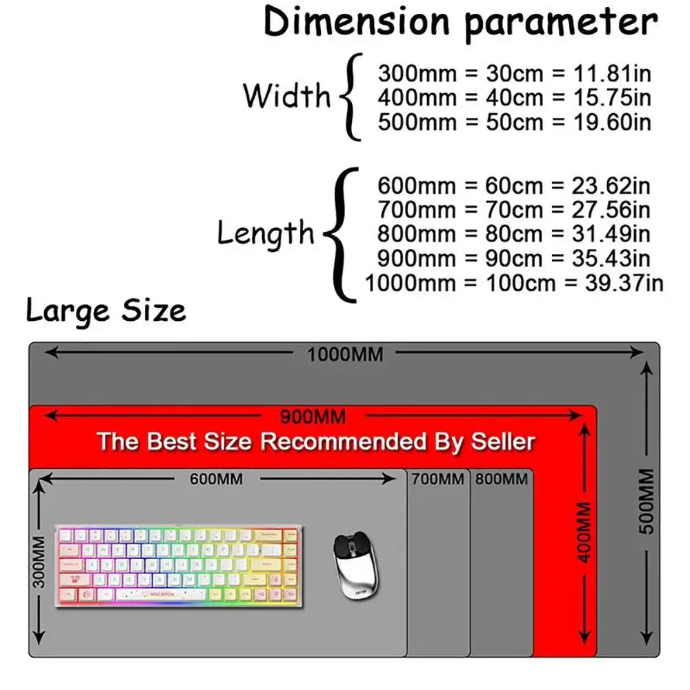 Hot-selling F1 Racing Red Mouse Pad Large Computer Office Game Table Mats XXL Rubber HD Gaming Keyboard Mousepads Long Desk Mat