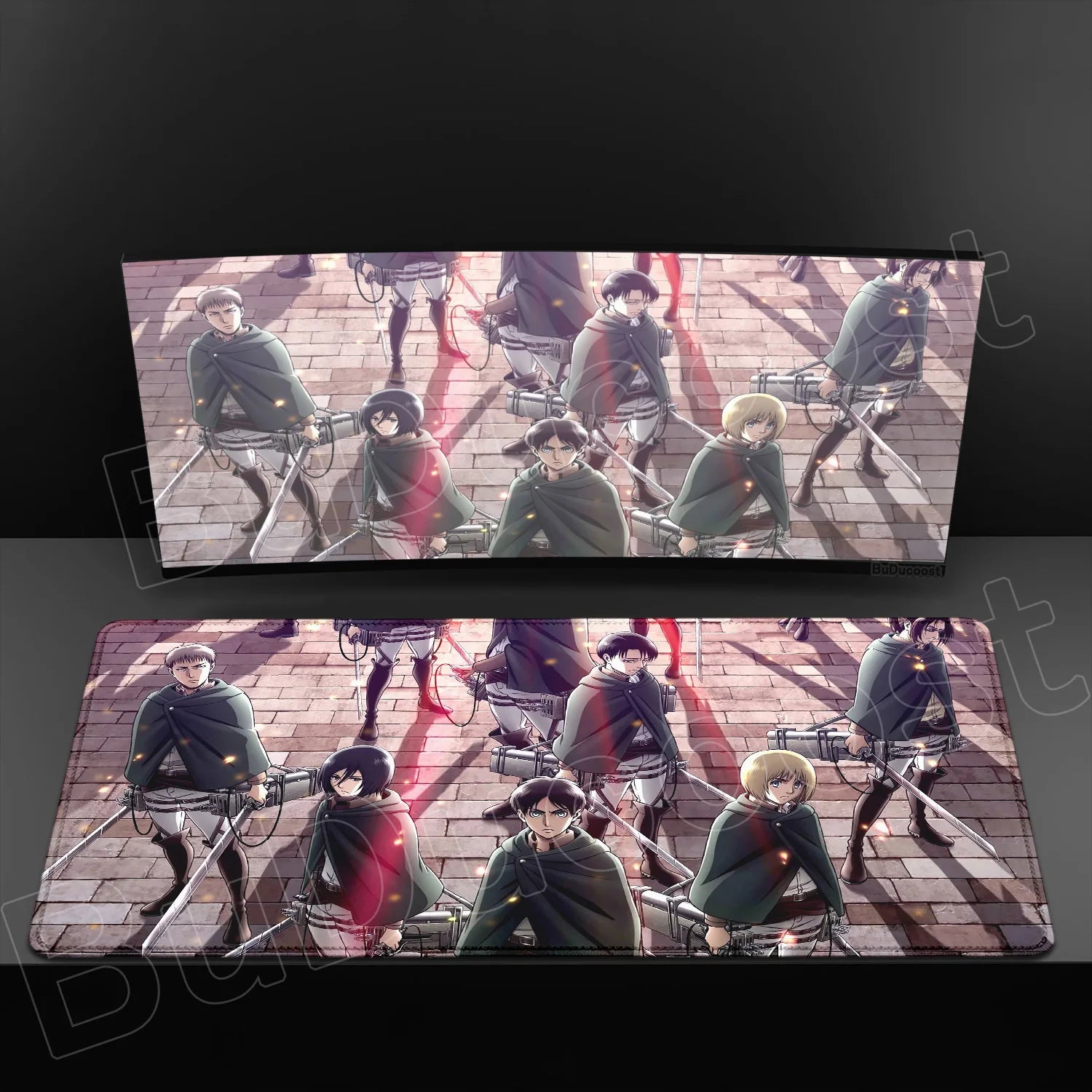 Attack on Titan Cool Anime Mouse Pad Gaming Keyboard Accessories Large Rubber Desk MatComputer Carpet Pc Gamer Non-slip Mousepad