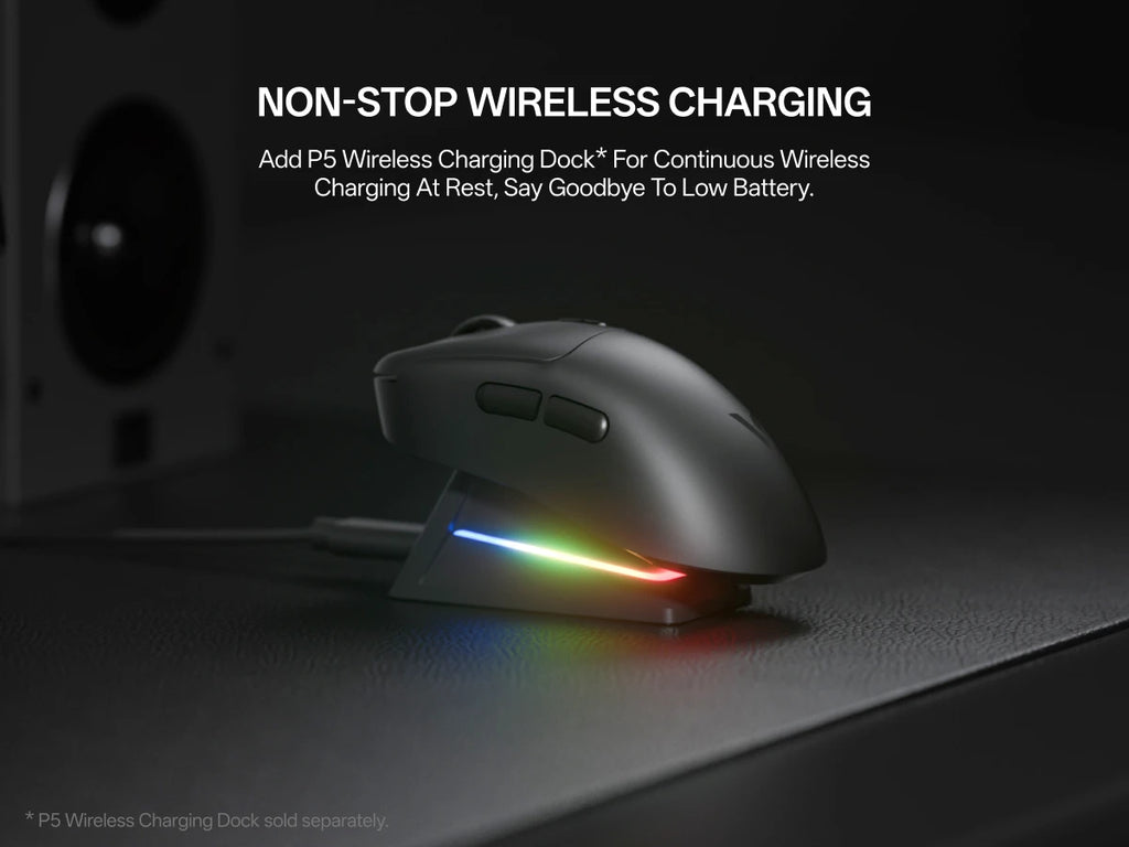 Rapoo VT3Pro GEN-1 Wireless Gaming Mouse – 59g Lightweight, 8KHz Polling Rate, 26,000 DPI, 9 Programmable Buttons