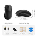 Rapoo VT3Pro GEN-1 Wireless Gaming Mouse – 59g Lightweight, 8KHz Polling Rate, 26,000 DPI, 9 Programmable Buttons