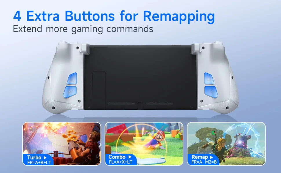 EasySMX S15 L/R Joypad Wireless RGB Controller Compatible with Nintendo Switch/OLED, Gyroscop, Amiibo, Hall Effect, For Pokemon