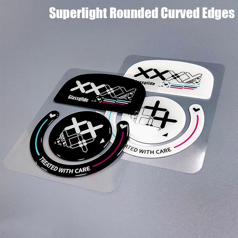 Mouse Glide Skates For Logitech GPXS GPW2 GPX G-pro G Pro X Superlight Wireless Gaming Glass Mouse Anti Slip Feet Stickers