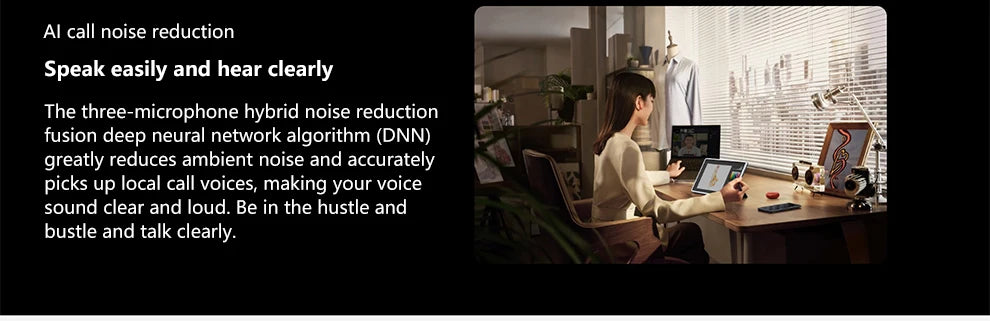 Huawei FreeBuds 5 TWS Wireless Bluetooth 5.2 Earphones | Hi-Fi LDAC Headset with Active Noise Reduction & IP54 Rating