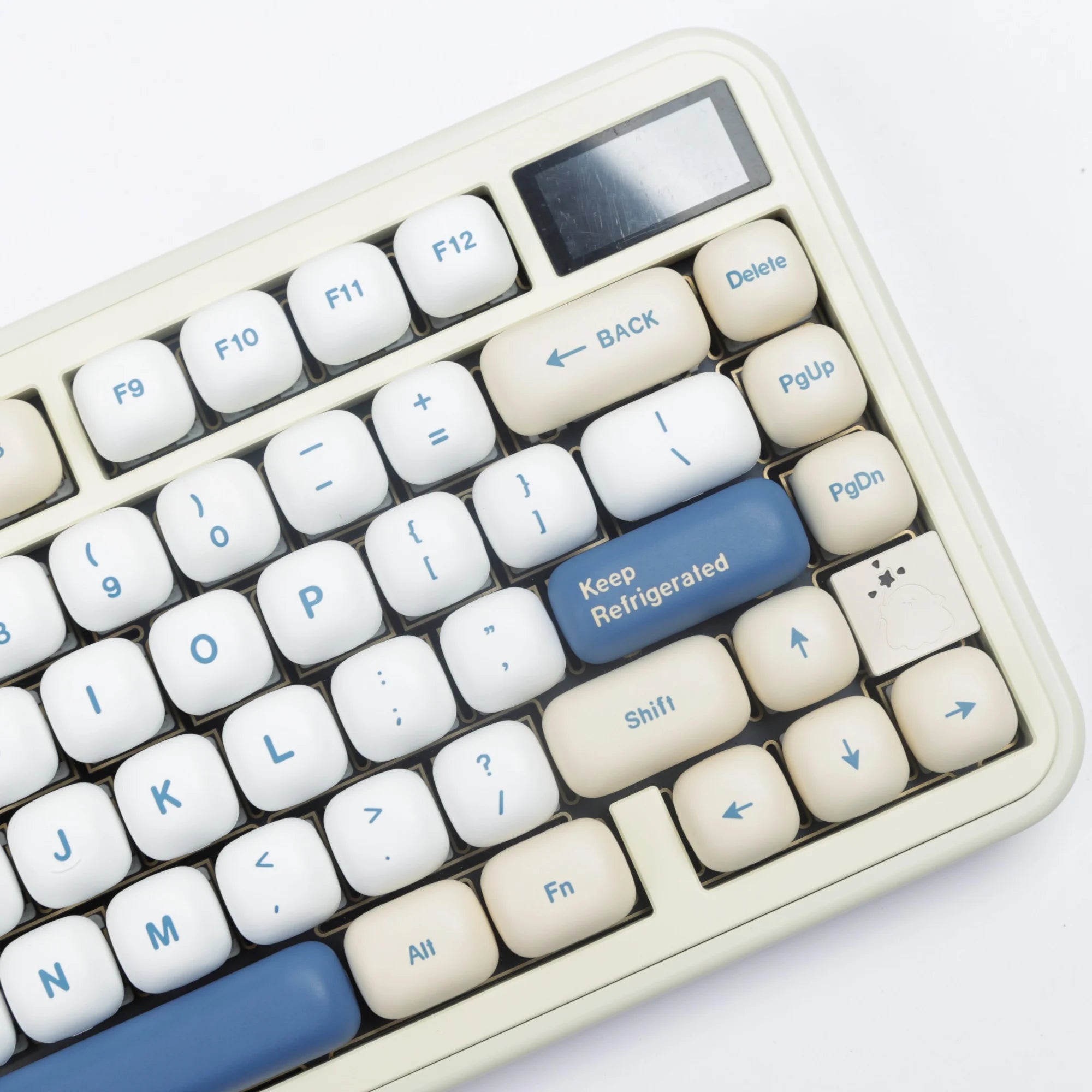 MOG Soy Milk Keycaps – XDA / Cherry / OEM Profiles, PBT, for Cherry MX Switch Gaming Mechanical Keyboard 68 / 75 / 82 / 98 / 104 Layouts