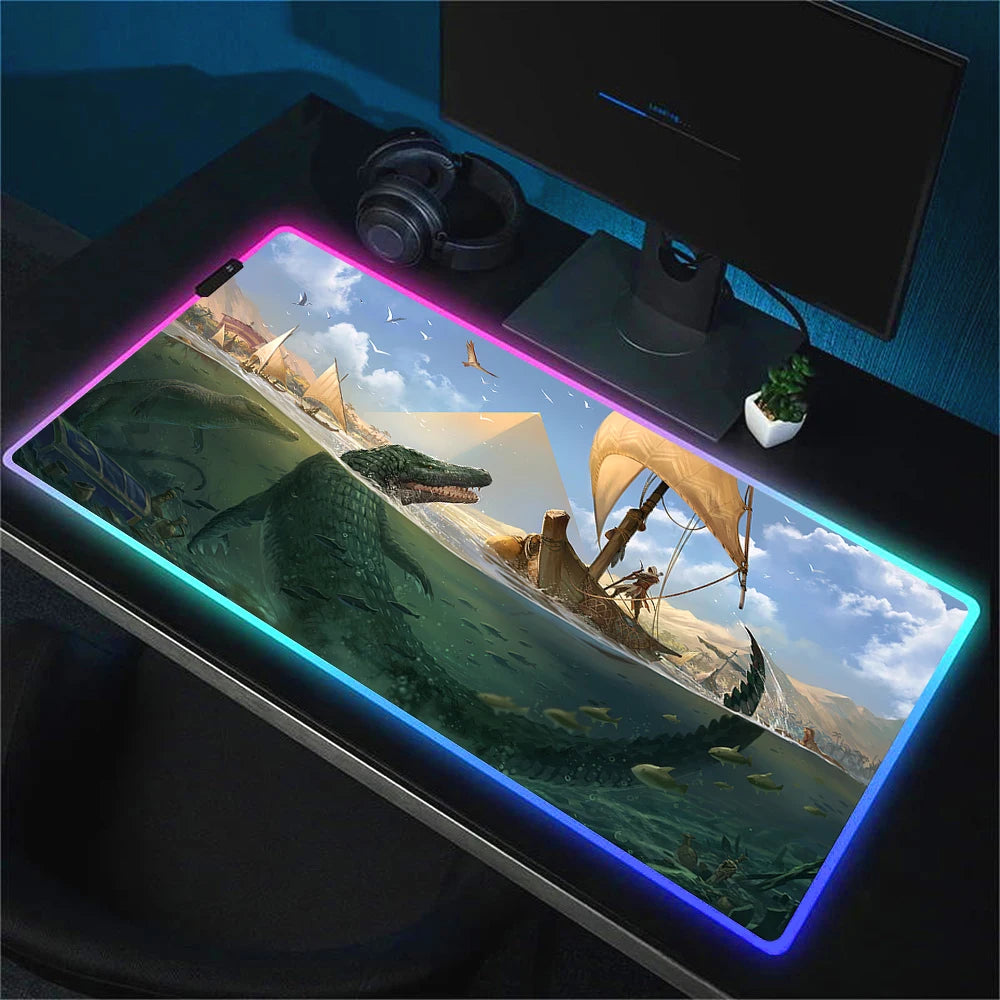 Pc Gamer Cabinet Assassin S Creed Mouse Carpet Xxl Mouse Pad Speed Gaming Accessories Keyboard Mousepad Rgb Desk Mat Anime Mats