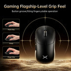 Delux M400 Wireless Gaming Mouse – 24,000 DPI, 1KHz Polling Rate, PAW3311 Sensor, Tri-Mode, 500mAh Rechargeable, for All Hand Sizes