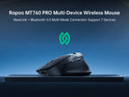 Rapoo MT760PRO Wireless Mouse – NearLink + Bluetooth 5.0, Multi-Device, 12,000 DPI, 2K Polling Rate, Ergonomic, Quiet Clicks