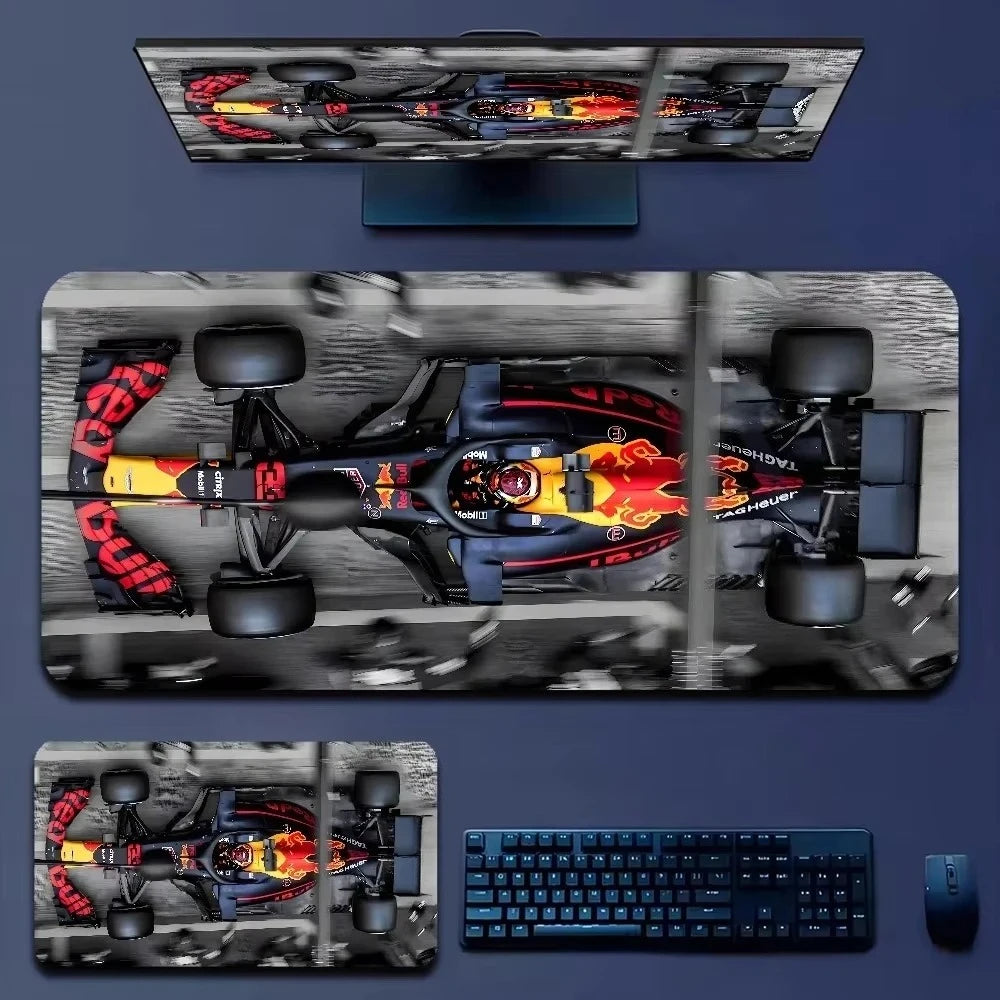 Hot Sell Racing Car F1 Mousepad Large Non-slip Lockedge Office Gaming Accessories Desk Mat XXL Game Keyboard Mouse Pad 900X400
