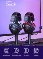 HyperX Cloud II Wired Gaming Headset – Hi-Fi 7.1 Surround Sound, Detachable Mic, USB Sound Card