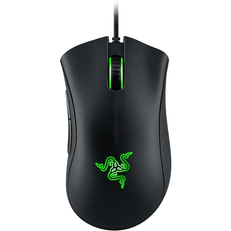 Razer DeathAdder Essential Wired Gaming Mouse - 6400 DPI, 5 Programmable Buttons for PC & Laptop