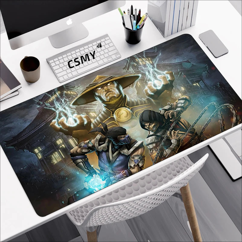 Xxl Large Anime Mouse Pad Gaming Accessories Desk Mortal Kombat Mousepad Gamer Deskmat Keyboard Mat Mats Cute Mause Pc Pads Mice