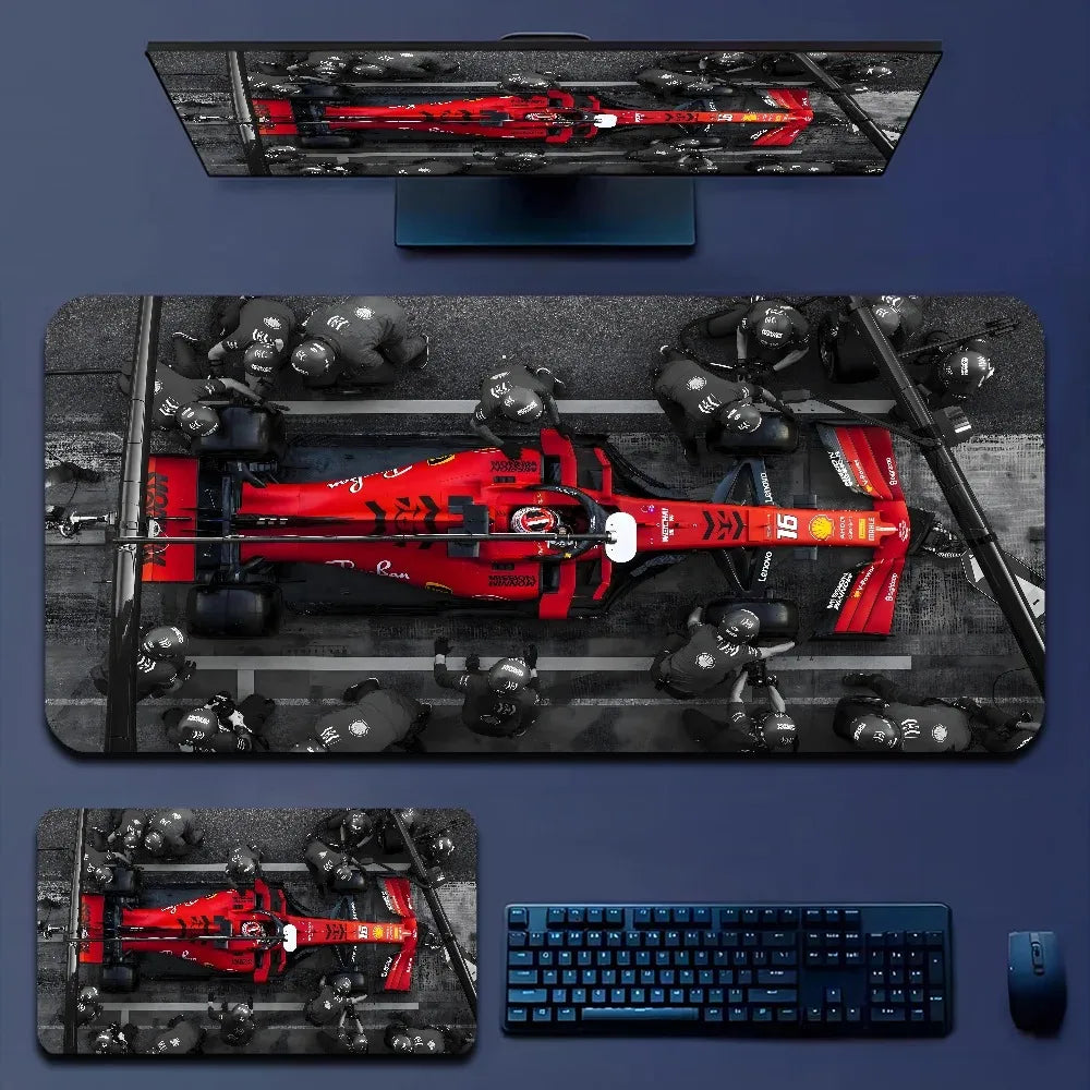 Hot Sell Racing Car F1 Mousepad Large Non-slip Lockedge Office Gaming Accessories Desk Mat XXL Game Keyboard Mouse Pad 900X400