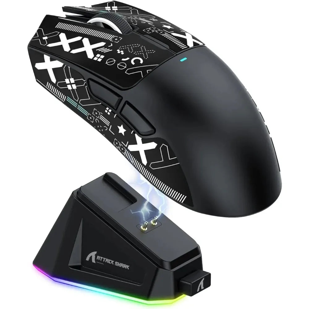 ATTACK SHARK X11 Wireless Gaming Mouse – PAW3311 Sensor, Bluetooth & 2.4G, 400 IPS, RGB, for PC