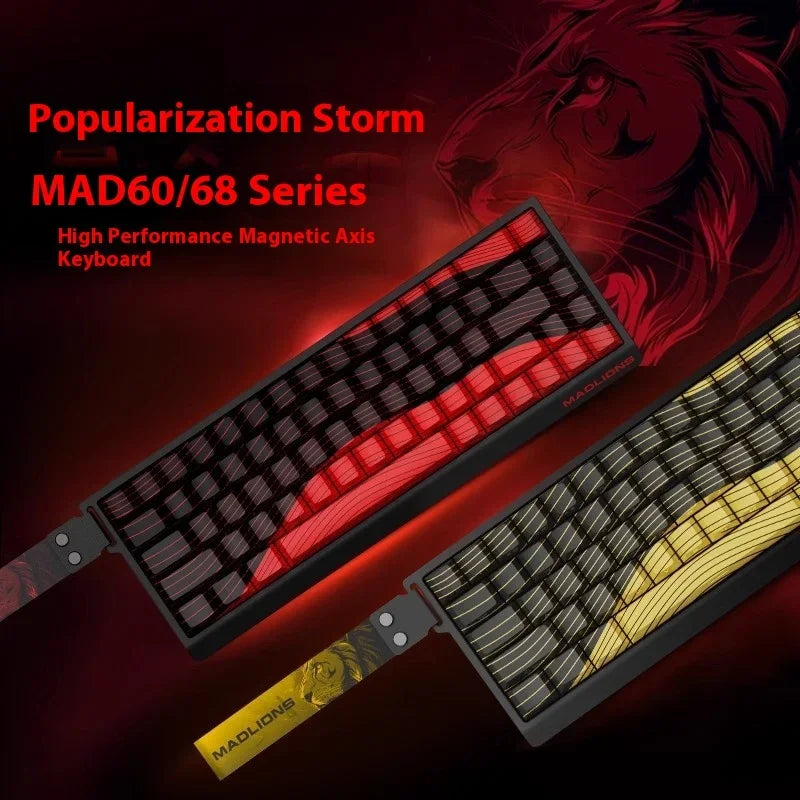 Madlions MAD60HE / MAD68HE Magnetic Switch Mechanical Keyboard – Wired, Custom Esports Gaming Keyboard, Gamer Gift Edition