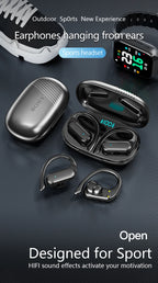 Original Sony A520 Wireless Business Ear-Hook Headphones | Hi-Fi Bass Noise-Cancelling Sport & Gaming Earbuds with Microphone