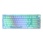 KiiBOOM Phantom 98 Mechanical Keyboard – 98 Keys, Hot-Swappable, Wired / Bluetooth 5.0 / 2.4GHz Wireless, Acrylic Case, Gasket Mount