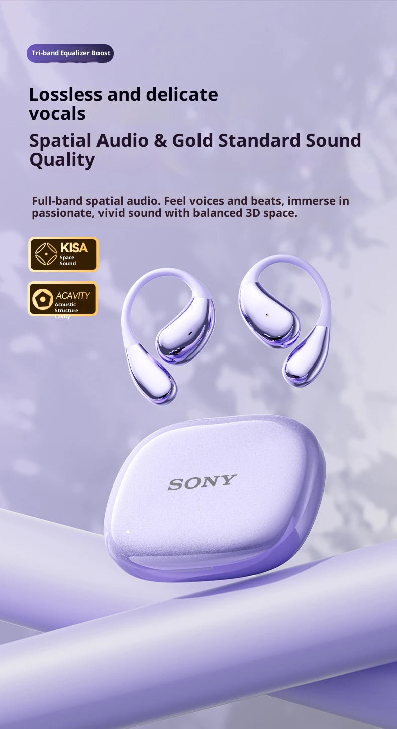Original Sony X32 Wireless Bluetooth Headphones | Hi-Fi Sports Music Ear-Hook Style Headset with Microphone