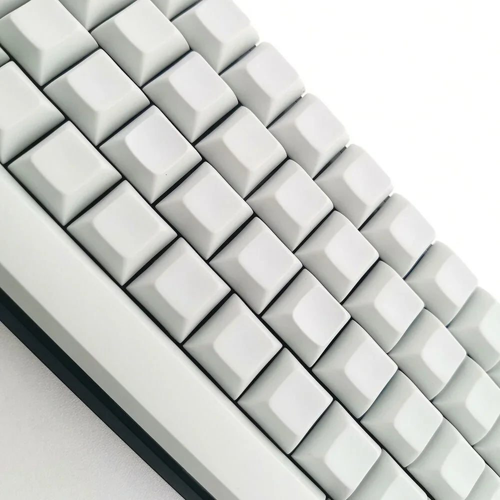 NPKC DSA Blank Keycaps – ANSI Layout, PBT, Retro Custom Keycap Set for Cherry MX Switch Mechanical Keyboard GH60 / XD / GK64