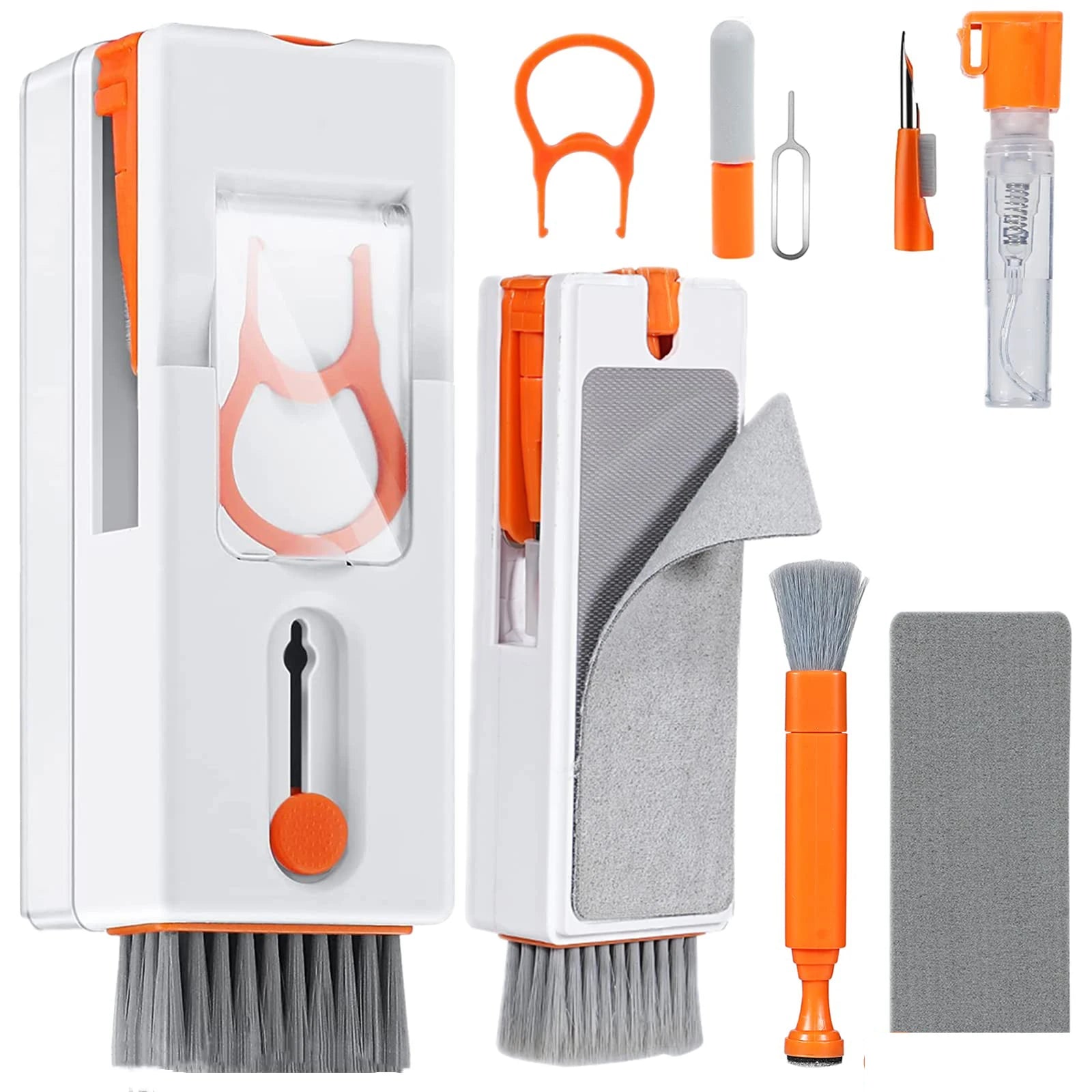 5 in 1 Keyboard Cleaning Brush Kit Keycap Puller Earbuds Cleaner for Airpods Pro 1 2 3 Bluetooth Earphones Case Cleaning Tools