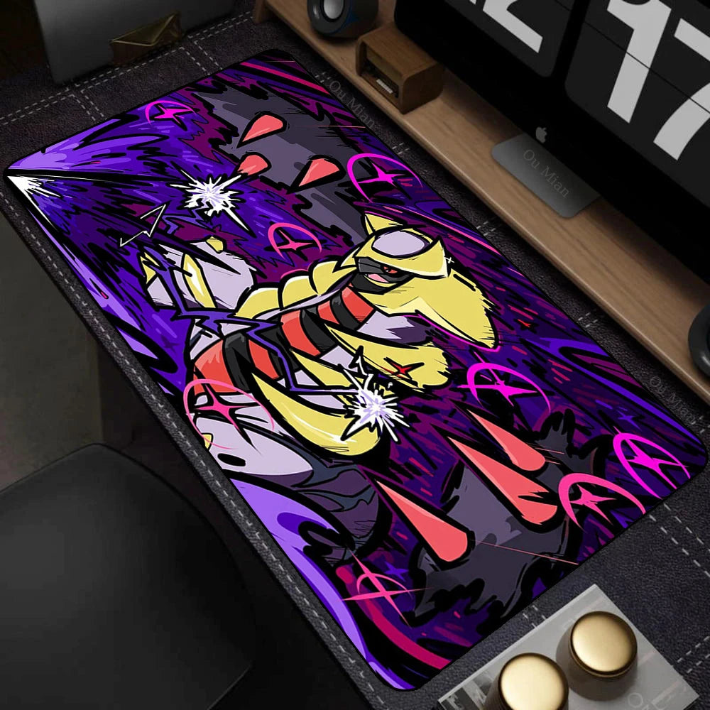 Elf Mousepad Kawaii P-pokemon Mousepad Table Playmat TCG CCG Mat Trading Card Game Mat Mouse Pad Gaming Play Mat 35x60CM