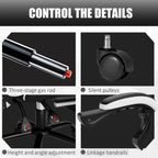 Ergonomic Gaming Chair with Footrest, Racing Style Video Game Chair for Adults, Reclining Gamer Chair Office Chair