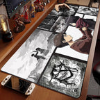 Anime Attack On Titan Mouse Pad Computer Non-slip Gaming Mousepad XXL Locking Edge Game PC Laptop Keyboard Mouse Mat Desk Carpet