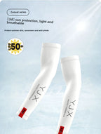 1 Pair Cooling Gaming Arm Sleeves – Ice Silk, Breathable & Elastic, Sun & Heat Protection for Indoor Esports Gaming