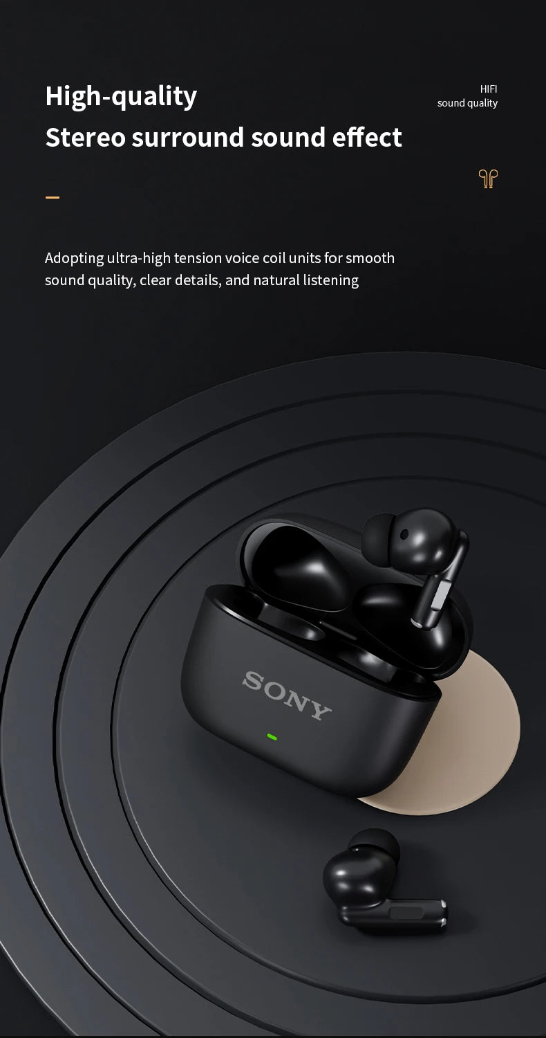 Original SONY S300 TWS Wireless In-Ear Bluetooth Earphones | Hi-Fi Stereo Sport & Gaming Waterproof Headset with Microphone